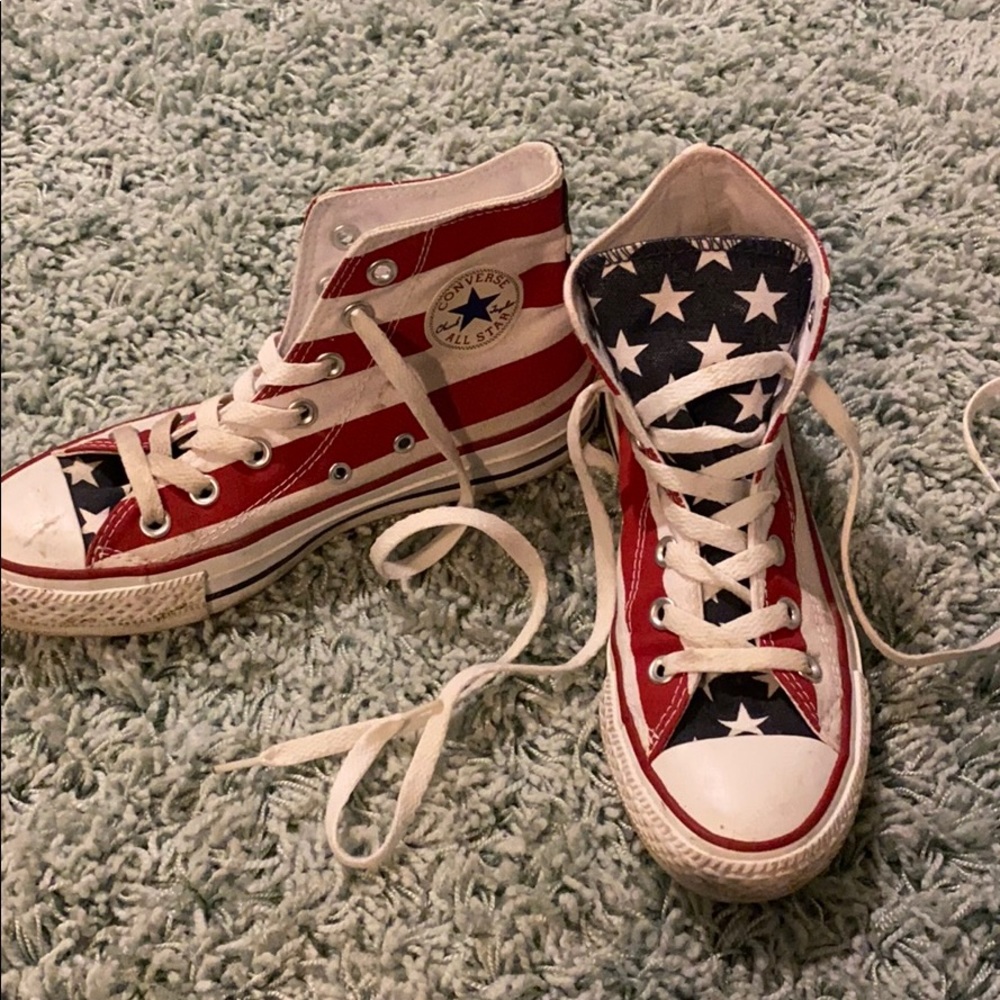 american flag converse